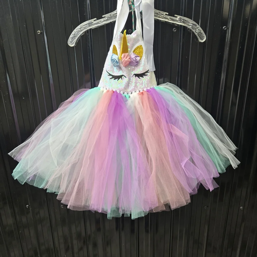 Sparkling Unicorn Tutu Costume for Kids